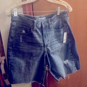 BERMUDA  DENIM SHORTS PETITE SIZE 8